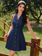Casual Office Vacation Sun Dress for Women