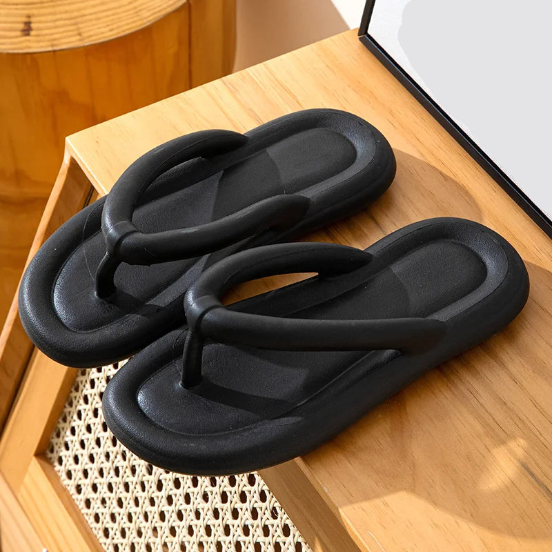 Soft Thick Strap Flip Flops