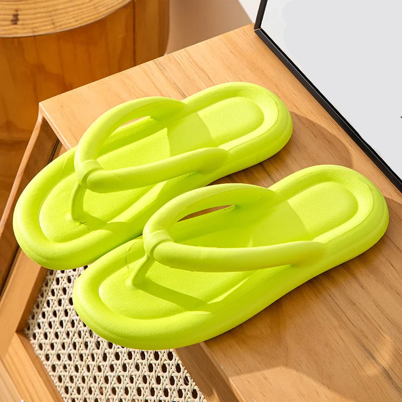 Soft Thick Strap Flip Flops