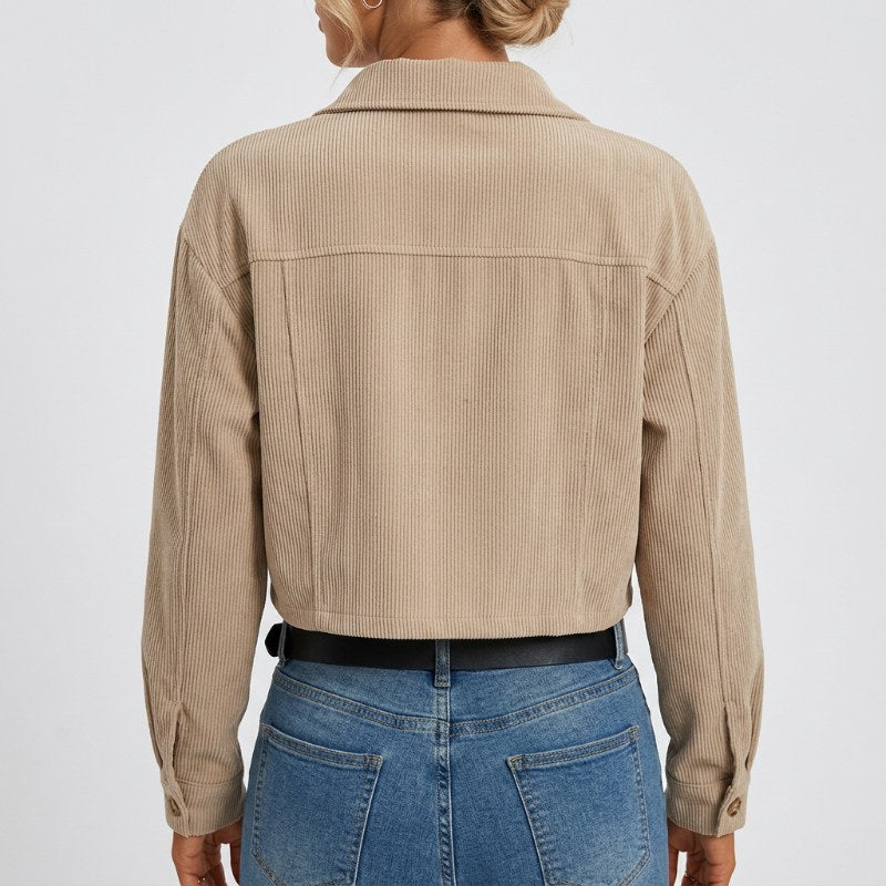 Dam skjorta manchester oversized - Beige