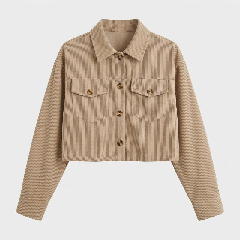 Dam skjorta manchester oversized - Beige