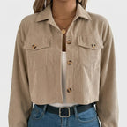 Dam skjorta manchester oversized - Beige