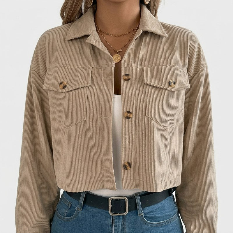 Dam skjorta manchester oversized - Beige