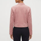 Women's lightweight bomber jacket short casual - Rosa